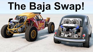 The Baja Buggy Engine Piccolina! BeamNG. Drive