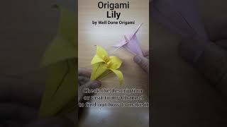 Top 6 easy origami Flowers - How to make a paper flowers #SHORTS