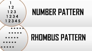 Rhombus Pattern | Number Pattern | C++