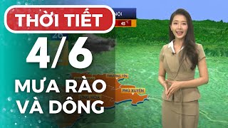 Dự báo thời tiết Hà Nội hôm nay ngày 4/6 | Thời tiết Hà Nội mới nhất | Thời tiết 3 ngày tới