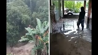 Emergencia en Viotá, Cundinamarca: 2 ríos se desbordaron tras las fuertes lluvias