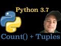 Python 3.7: How To Use The Count() Method On A Tuple In Python
