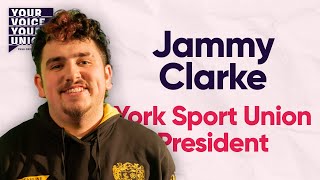 Jammy Clarke for York Sport Union President | 60 Second Manifestos | Elections 2023