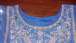 Neck design  cutting and stitching easy wy for beginners