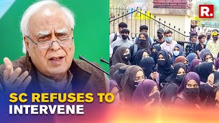 Hijab Row: Kapil Sibal Seeks Urgent Mentioning In SC; Top Court Refuses 'Let HC Hear The Matter'