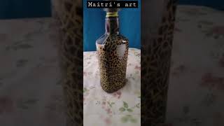 #bottle art #lord budha #maitri 's art 🥰🥰