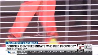 VIDEO: Coroner names Berkeley County inmate who died in custody