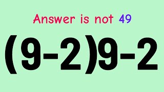Only 1% Can Solve This Simple Math Problem!