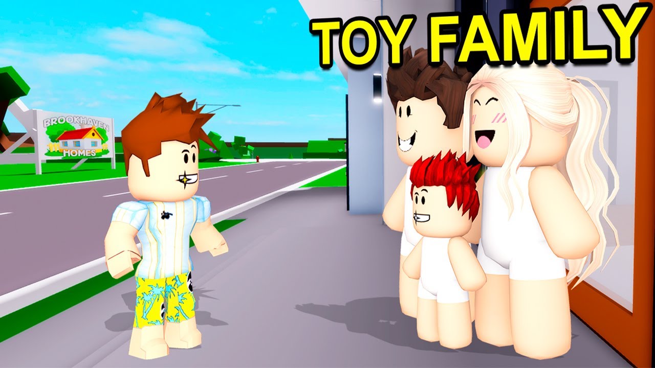 Adopted By Toy Family Brookhaven Rp Youtube