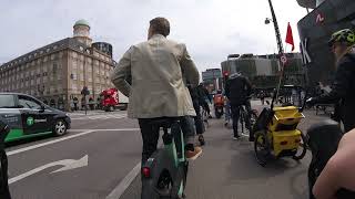 From Clouds to Sunshine: Copenhagen Bike Ride on an Overcast Spring Morning