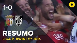 Resumo: SC Braga 1-0 Vitória SC - Liga Portugal bwin | SPORT TV