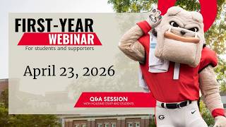 UGA Housing First-Year Spring Webinar, April 23, 2026