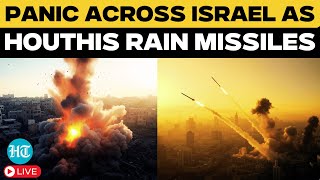 LIVE: Israelis In Panic As Houthis Launch 3rd Massive Attack Within Hours, IDF Clueless? | Iron Dome