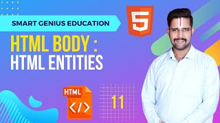 HTML Tutorial: HTML Entities | Web Development Tutorials #11