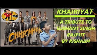 A Tribute To Sushant Singh Rajput || Khairiyat instrumental by Rishabh || #THEMUSICALSHOWwithRishabh