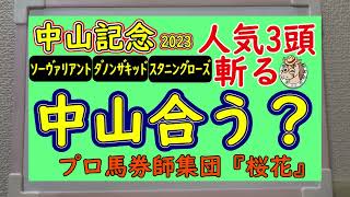 中山記念2023をプロ馬券師集団桜花がコースを読み解く！上位人気３頭に推されるソーヴァリアントやスタニングローズは果たして中山内回り１８００ｍのコースに適性はあるか？ダノンザキッドに千八の距適性？