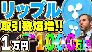 【リップル(XRP)】取引数がビットコイン超えに！仮想通貨で稼ぐなら2025年のリップル！