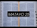 DUSOME BIBILIYA-MATAYO 25