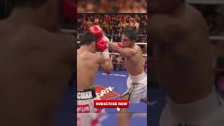 Manny Pacquiao vs Erik Morales II (Round 8 & 9 Highlights) #shorts #mannypacquiao #erikmorales