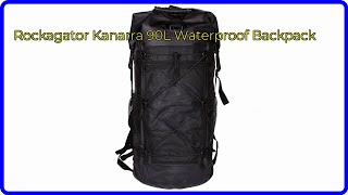 REVIEW (2024): Rockagator Kanarra 90L Waterproof Backpack. ESSENTIAL details.