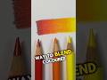 The easiest way to blend coloured pencils ✏️🎨