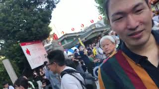 境内風景：開始前　神田明神納涼祭り（千代田区民踊連盟）20230812