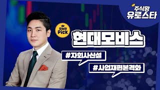 [오늘의 PICK] 유로스타 현대모비스 #자회사신설 #사업재편본격화