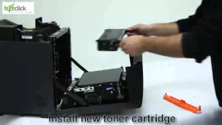 Dell 3110cn Toner Cartridge Replacement - user guide 593-10169,6,7,8