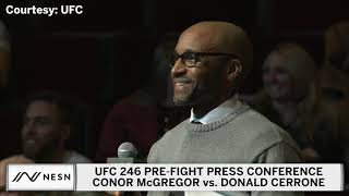 Conor McGregor vs. Donald Cerrone UFC 246 FULL Press Conference