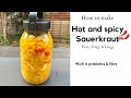 FIERY FERMENTATION | HOW TO MAKE HOT & SPICY SAUERKRAUT