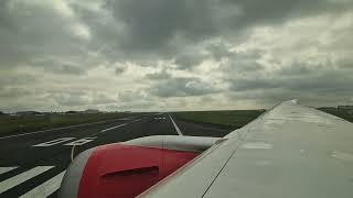 Kenya Airways KQ100 NBO-LHR 5Y-KZF Take-off