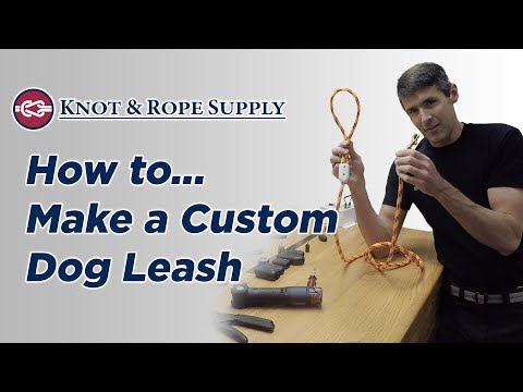 How to Make a Dog Leash with Rope Clamps How to Make a Dog Leash with Rope Clamps