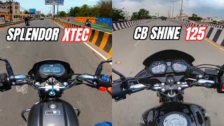 Hero Splendor Plus Xtec 2.0 VS Honda CB Shine 125 | Detailed Comparison |