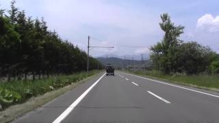 国道38号 南富良野町幾寅駅前～北海道富良野市東山