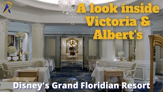 Inside Victoria \u0026 Albert's Restaurant at Walt Disney World