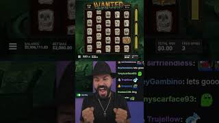 Roshtein WANTED big win  #win #bigwin #biggest #slot #casino #ayezee #gaming #max #roshtein  #wins