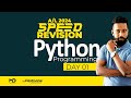 A/L ICT 2024 | Speed Revision| Python Programming - Day 01