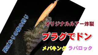 メバル　釣り　オリジナルルアー　「ラバロック」　「メバキング」での釣果です。加古川方面