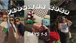 vlogmas (days 1-5):  Epcot Festival of the Holidays, Orlando Magic game, WFH life + more