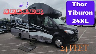 #1 Selling floorplan 2024 Tiburon 24XL by Thor Motorcoach