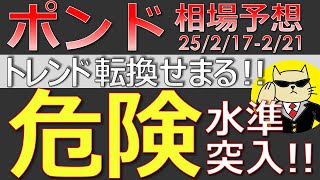 【ポンド最新予想】ウクライナショックを経て来週のポンドはどう攻めるべきなのか？正しい攻め方を簡単解説！来週の為替相場予想と投資戦略！トランプ・雇用・CPIも注目 (25/2/17週)【FX】※