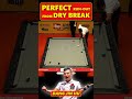 Perfect Runout from Dry Break | Dang Jin Hu #shorts #spanishopenpool #2023