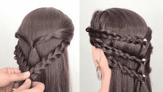 Cute and Easy Hairstyles for Short Hair | Beautiful and Simple Hairstyles | Open Hair Hairstyle