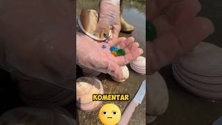 wanita ini menemukan kerang mutiara!