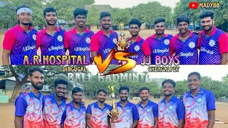 AR hospital Dindugal  VS JJ boys Chengalpet state championship league #ballbadminton