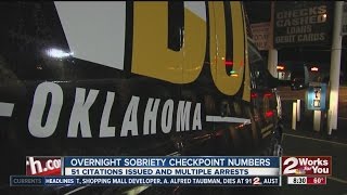 TPD DUI Checkpoint Numbers