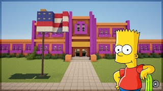 Minecraft: Construindo a Escola de Springfield (Simpsons)