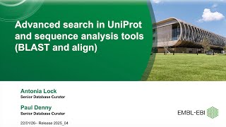 Advanced search in UniProt and sequence analysis tools BLAST and align