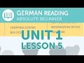 German Reading for Absolute Beginners - Taking a Taxi from the Station