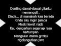 Lirik Dinda Dimana ~ Katon Bagaskara (Kla Project)